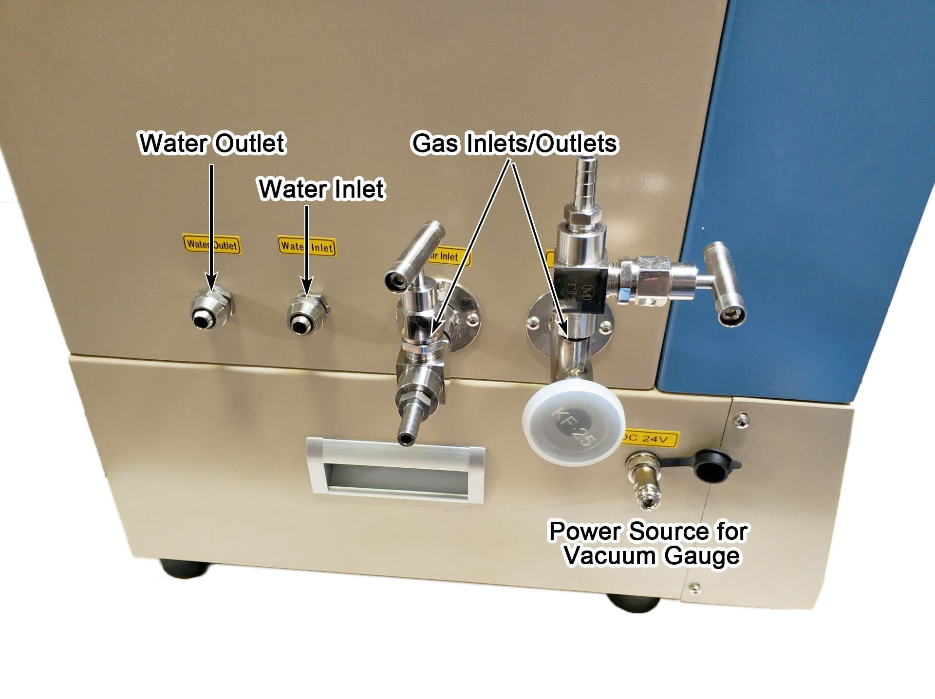 1100°C Max 8" OD 7.6 L Quartz Chamber Furnace - VBF1200XH8