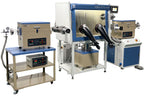Glovebox with 1 PPM purification and Three 1200°C Max. Tube Furnaces  VGB-6-OTF2-VBF