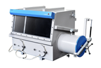 Large Stainless Steel Vacuum Glove Box (Chamber Size: 44"x29"x35") with Airlock Chamber - VGB-4A-LD