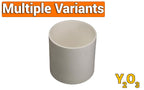 Yttrium Oxide(Y2O3) Cylindrical Crucible
