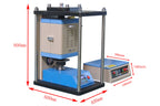 5T Electric Hot Pellet Press up to 1000 ºC - YLJHP7