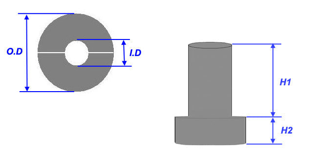 A Pair of Fiber Alumina Tube Adaptor for OTF1200X Tube Furnace with 1" Processing Tube - F-adaptor-D1