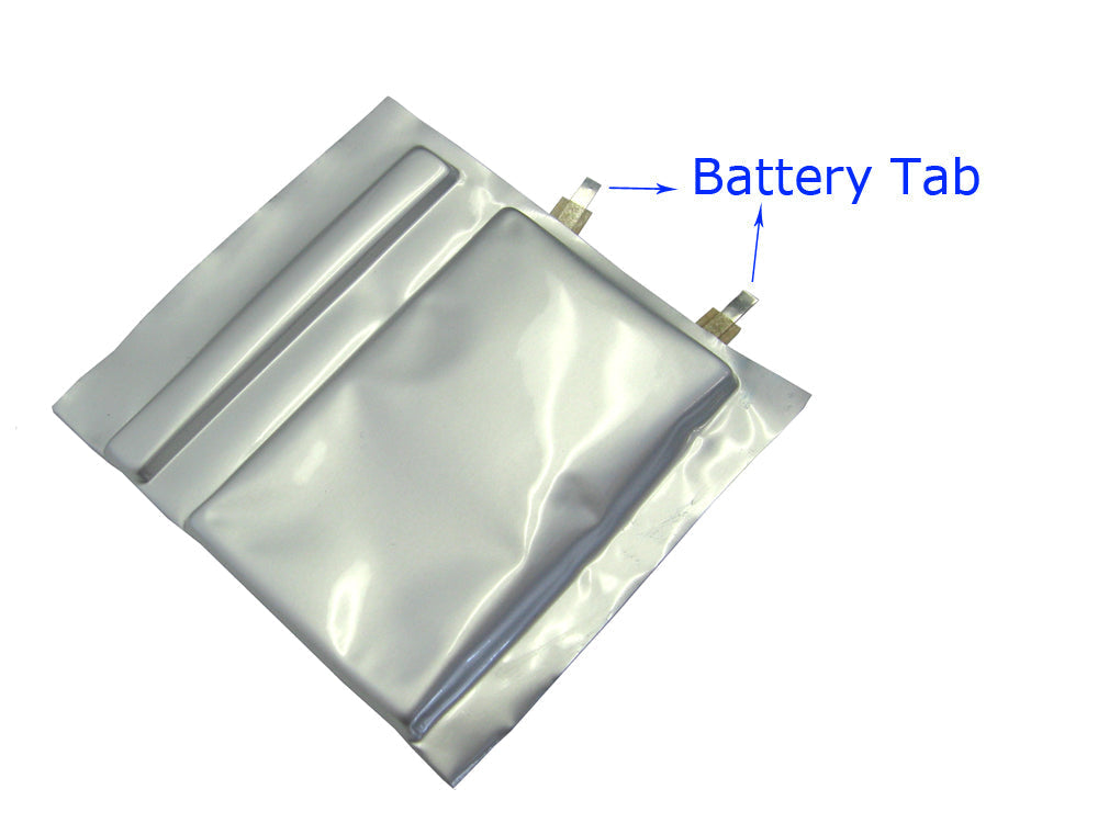 15mm Width Nickel Tab with Adhesive Polymer Tap as Negative Terminal for Pouch Cell, 50pcs/Box - PLiB-NTA15