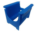 2" diameter Blue wafer Carrier for Wafer Cleaning (Capacity: 25) - Blue-PP-2-25