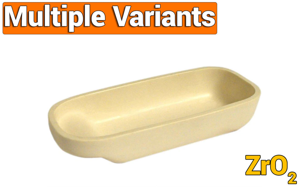 Zirconia (ZrO2) Boat Crucible