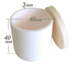 Alumina (Al2O3) Cylindrical Crucible from 0.1 mL to 3000mL optional