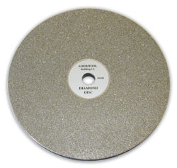 Electro-plated 6" Dia. Diamond Grinding Plate with PSA, 1200 - mesh - DGP6PSA1200