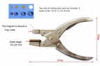 Hand-Held Disc Cutter with One Set of Ring Dies with ID 8,15, 18, 20 mm - MSKT12