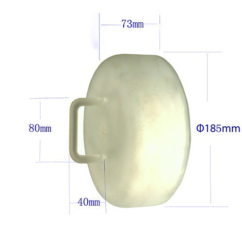 Quartz Thermal Block with Handle for 8" Quartz Tube Furnace - QTB8H