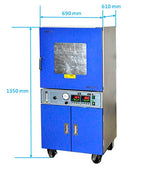 500°C (18x18x18, 91 Liter) Large Vacuum Oven with Vacuum Pump & Water Chiller - DZF6090