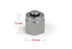 SS304 Sealing Cap for 1/8" Feedthrough of Vacuum Sealing Flanges - FT18CAP