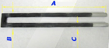 1500°C SiC Heating Element for KSL-1500X Muffle Furnace - KSL-1500X-HEL