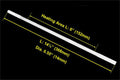 1500°C SiC Electric Heating Element (368mm L) - G1500HE368
