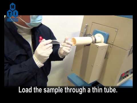 1500°C Max. Dual Zone Rotary Tube Furnace with 60 mm OD Alumina Tube - OTF-1500X-II-R60