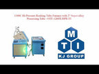 1100C Hi-Pressure Rocking Tube Furnace with 2" Super-alloy Processing Tube - OTF-1200X-HPR-III