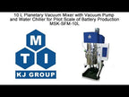 30 L Planetary Vacuum Mixer with Vacuum Pump and Water Chiller - MSK-SFM-30L