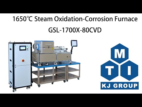 1650°C  Reculating Steam Corrosion and Thermal shock Testing Furnace GSL-1700X-80CVD