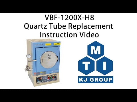 1100°C Max 8" OD 7.6 L Quartz Chamber Furnace - VBF1200XH8
