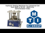 Hydraulic Sealing Machine for 46 mm x L 80 - 120 mm ( 4680, 46100 or 46120 cell) Cylindrical Cases & Option for 50100 - MSK-510L