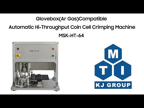 16 Channels High Throughput Coin Cell Crimping Machine (Ar Gas Glovebox Compatible ) - MSK-HT-64