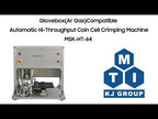 16 Channels High Throughput Coin Cell Crimping Machine (Ar Gas Glovebox Compatible ) - MSK-HT-64
