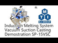 15KW Induction Melting System ( 60mm Tube) w/ Top-Suction Casting for Thin Rod Up to 1200°C - SP-15VSC