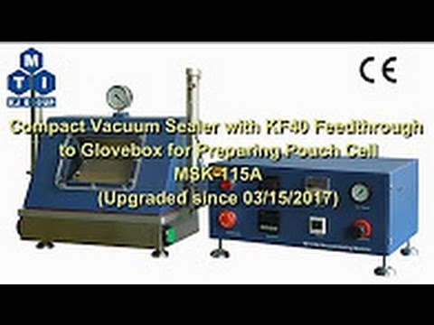 3-in-1 Sealer for Top/Side & Final Vacuum Standing & Sealing for Pouch Cell (200mm W) - MSK-115-III