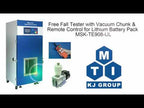 Free Fall Tester with Vacuum Chuck & Remote Control for Lithium Battery Pack ( IEC 62133) - MSK-TE908-UL