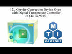 12L Convection Drying Oven with Digital Temperature Controller (10"x10"x8", 250°C, 110V) with 2" Feedthrough - DHG-9015
