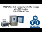 1200 Max Larger Muffle Furnace with TGA Function (27L) KSL - 1200X-M-TGA