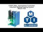 Hi-Pressure Induction Melting-Casting or Infiltrating System (1 Mpa @ 1700C Max.) - IMCS-1700HP