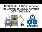 Economic MIST CVD Furnace (1200°C Max. ) for Crystal Growth- OTF-1200X-S-Mist