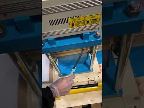 200°C Max 40 T Precision Laminating Hot Press (12" x 12" area) with Electric Hydraulic Pump - YLJ-HP300E