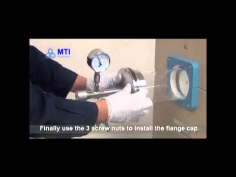 Vacuum Sealing Assembly for 1" dia Tube Furnace with Valve / Vacuum Meter - FL25