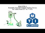 Rotatable Vacuum Ampule Sealing Device for 20mm O.D Tube - VTS-1
