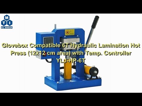 200C Max. 6T Hydraulic Lamination Hot Press (12x12 cm area) - YLJ-HP60-LD