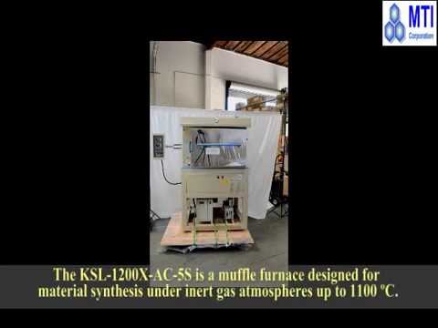 1200°C Max. 5 Side Heating Atmosphere Controlled Muffle Furnace ( 16"x16"x 16" 64 L) - KSL-1200X-AC-5S