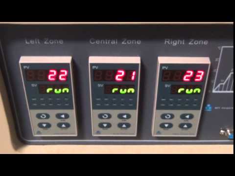 24"L 3-Zone Tube Furnace w/ Optional Quartz Tube & Flange (60 - 130mm, 1200C Max.) -OTF1200XIIIS