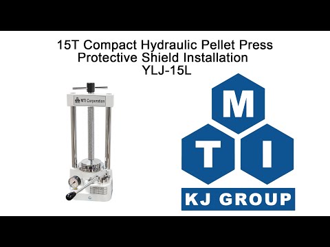 15T Compact Hydraulic Pellet Press for use in Glove-box - YLJ15