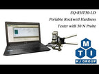 Portable Rockwell Hardness Tester with 50 N Probe (for 19 - 70 HRC) with Software and Laptop - RHT50-LD