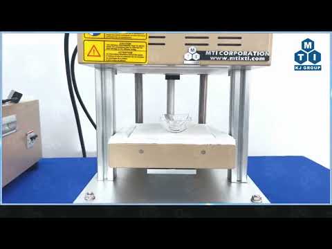 1200℃ Compact Automatic Bottom Loading Furnace ( L6 x W6 x H7 ") with Precision Controller - KSL-1200X-BSA