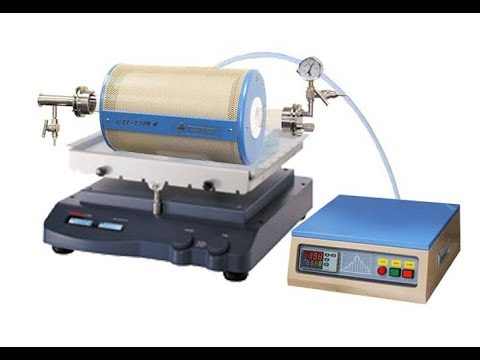 Rocking Tube Furnace with Quartz Tube & Vacuum Flange (Optional 1-2" ) - GSL1100XSK