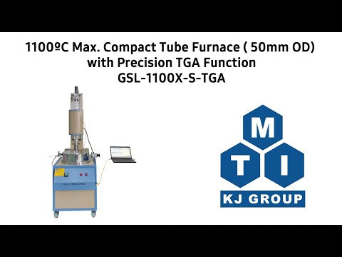 1000°C Max. Compact Tube Furnace (20mm OD) with Precision TGA Function - GSL-1000-TGA