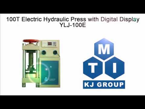 100T Motorized Hydraulic Press with Digital Display - YLJ-100E
