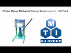 3T Max. Manual Mechanical Press or Compressing Jig - YLJ-3