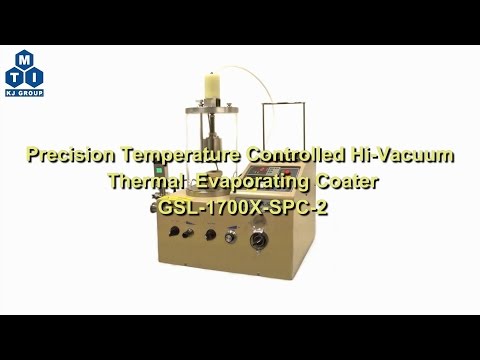 Compact Thermal Evaporating Coater with Precision Temperature Control - GSL-1700X-SPC2