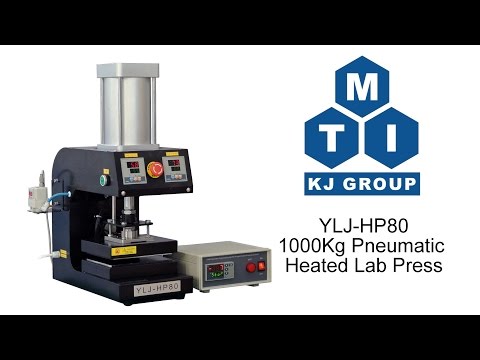 9 KN (+/- 5N) Lamination Hot Press (200x150 mm) up to 150C with Precision Pressure Controller - YLJHP80