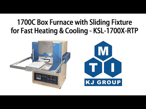 1700°C Box Furnace with a Sliding Platform for Fast Heating & Cooling - KSL-1700X-RTP