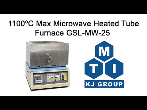 1200°C Max Microwave Heated Tube Furnace: optional 1", 1.57" and 2" Dia. - GSL-MW-25