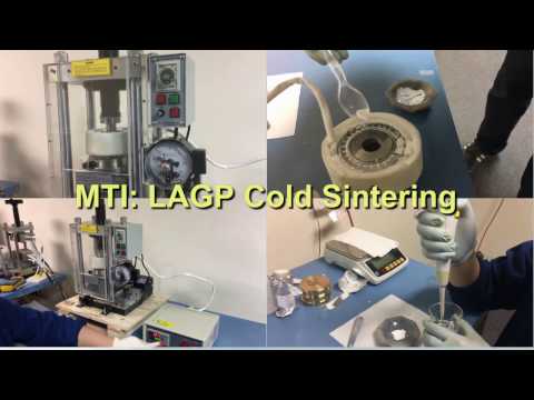 40T Electric Hydraulic Press with Optional Heating Die (250C Max) for Cold Sintering Process - YLJ-CSP-40TA
